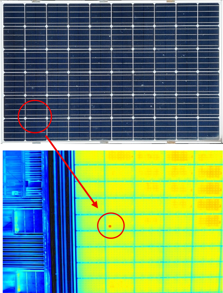 ソーラーパネル点検